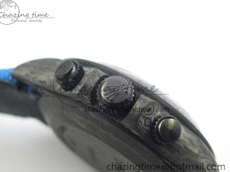 On Daytona Blue Strap Edition Blue DIW Dial Best Carbon A7750 WWF Nylon V2 0122